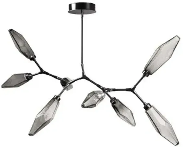 Rock Crystal Modern Branch LED Chandelier