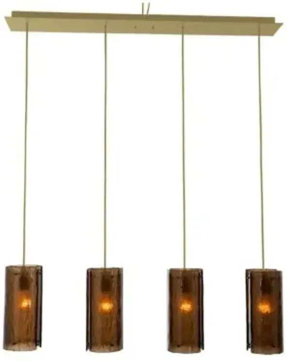 Textured Glass Multi-Port Linear Suspension