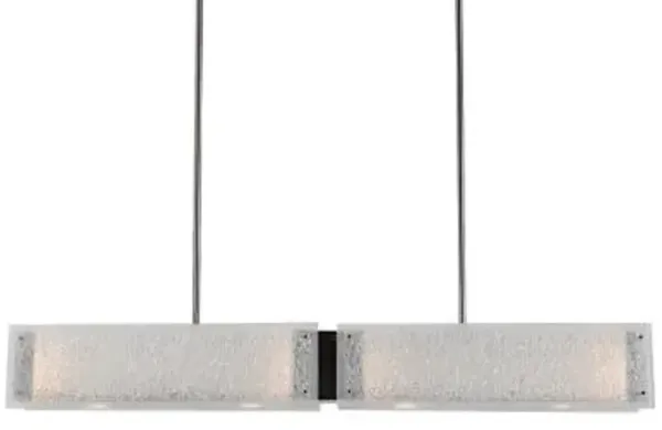 Textured Glass Linear Suspension