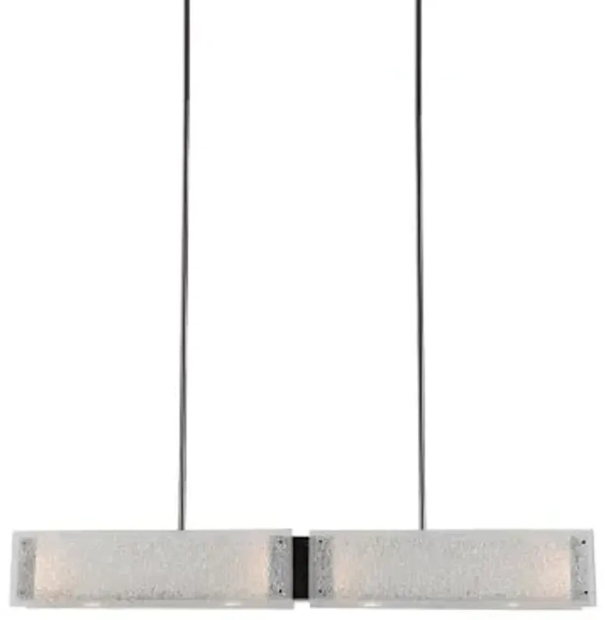 Textured Glass Linear Suspension