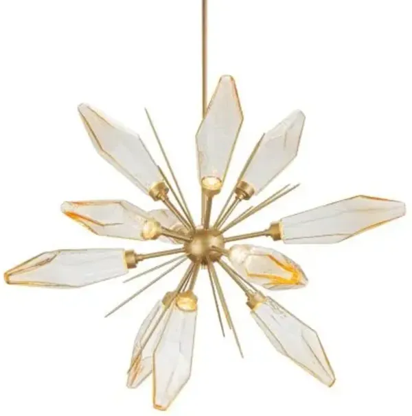 Rock Crystal LED Chandelier