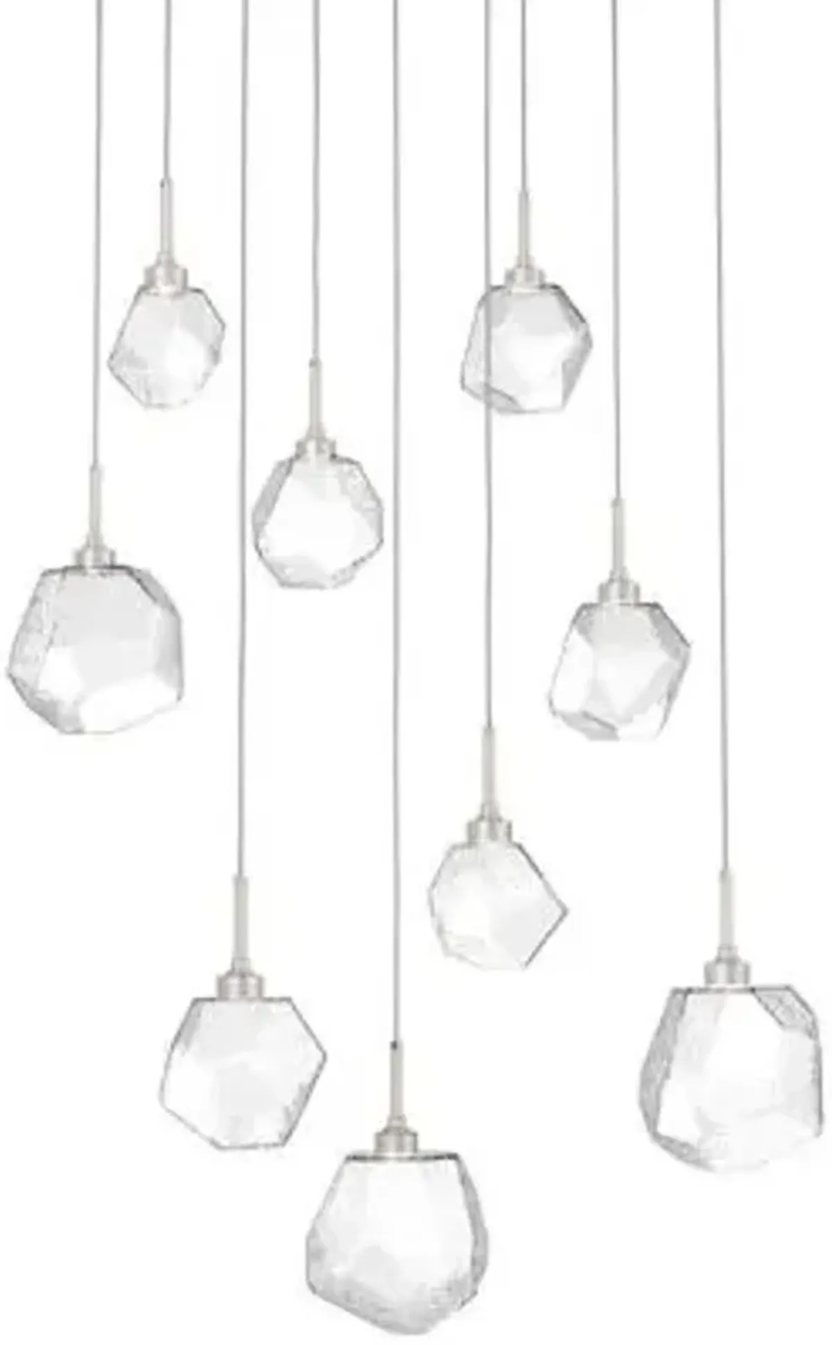 Gem Square LED Multi-Light Pendant