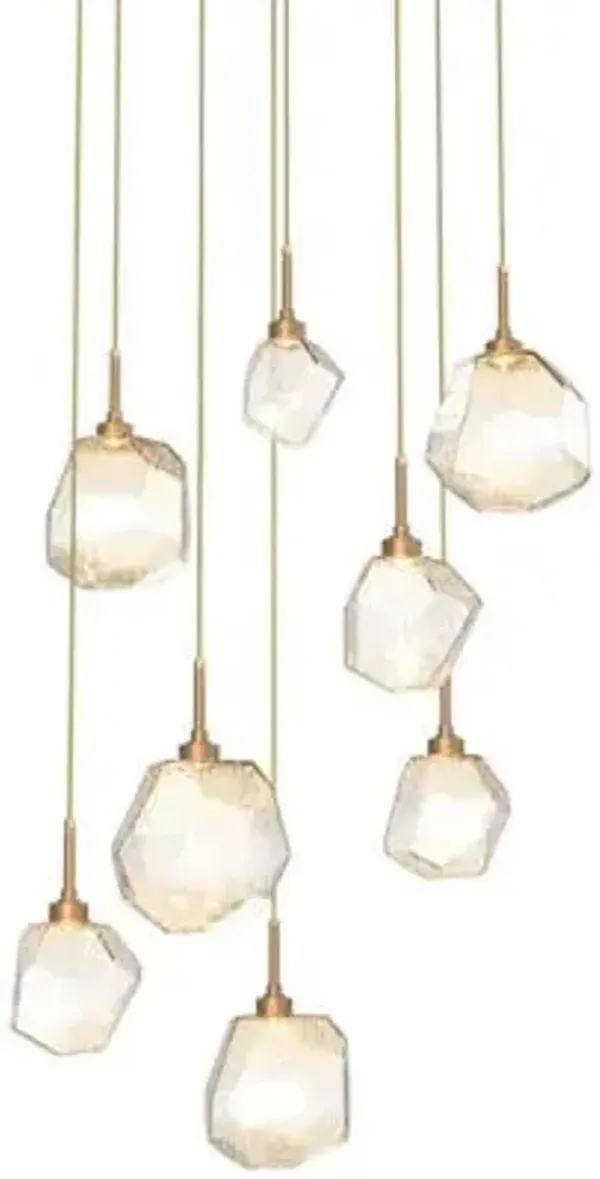 Gem Round LED Multi-Light Pendant