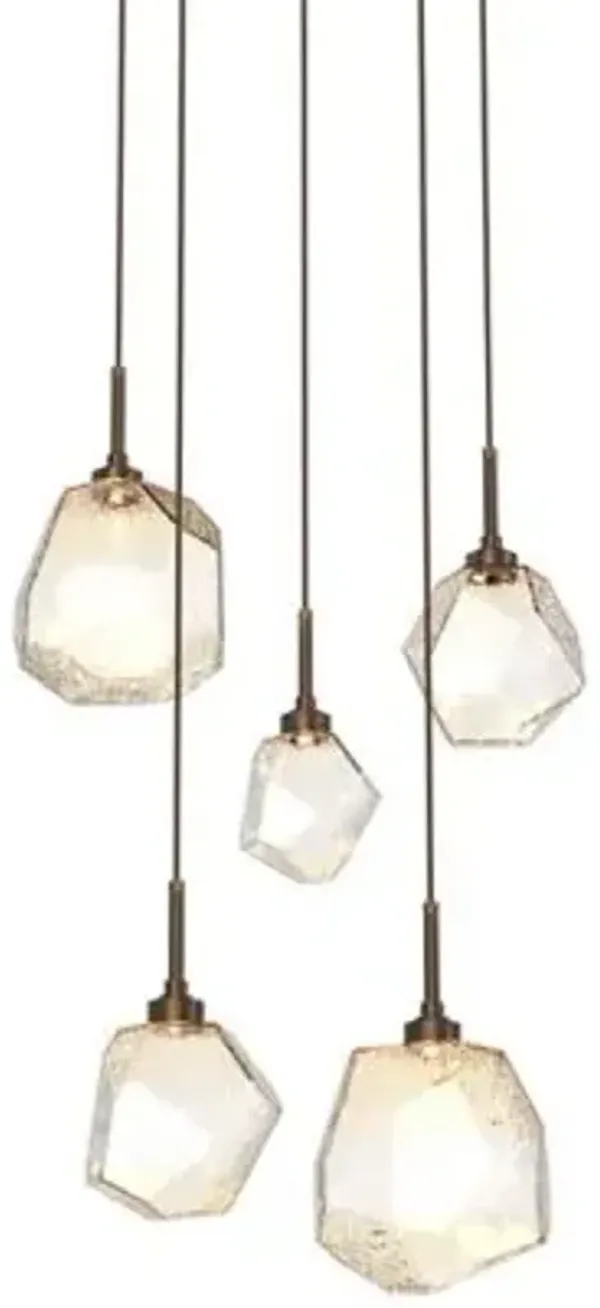 Gem Round LED Multi-Light Pendant