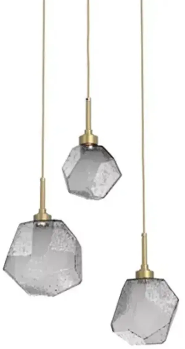 Gem Round LED Multi-Light Pendant