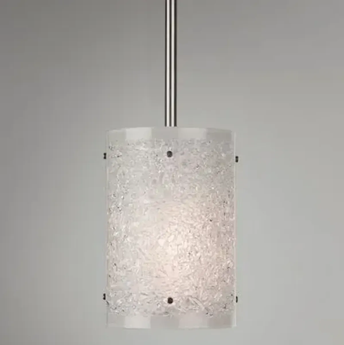 Textured Glass Mini Pendant