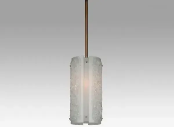 Textured Glass Mini Pendant