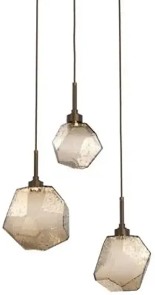 Gem Round LED Multi-Light Pendant