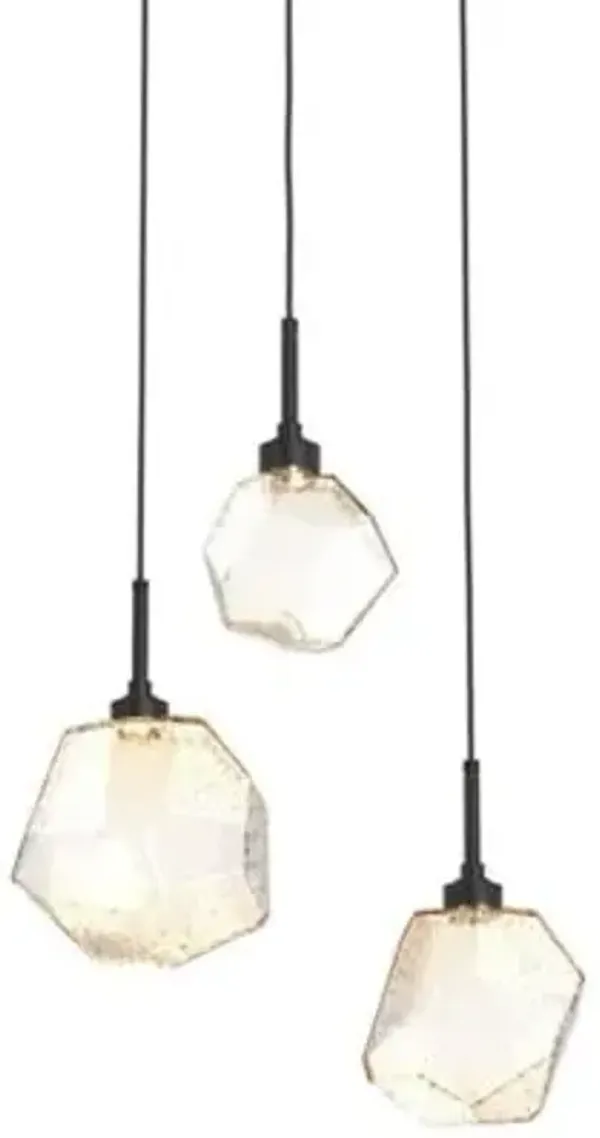 Gem Round LED Multi-Light Pendant