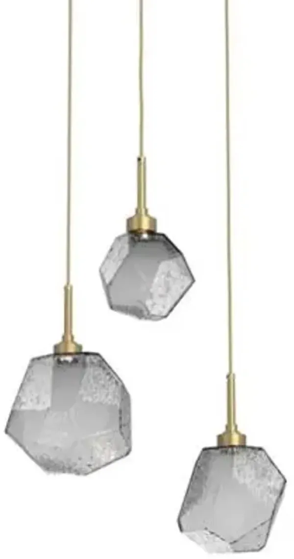 Gem Round LED Multi-Light Pendant