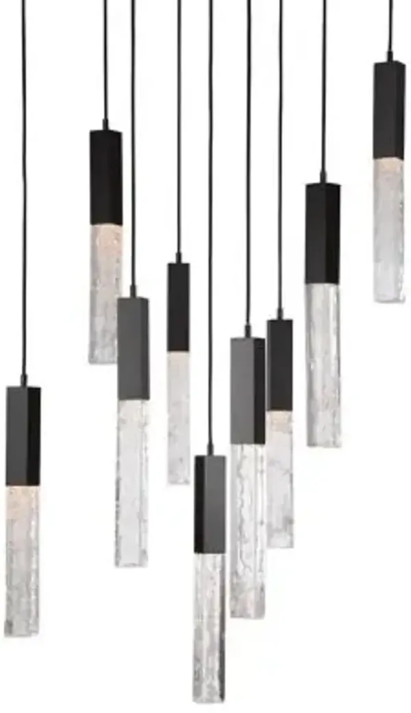 Axis LED Square Multi-Light Pendant