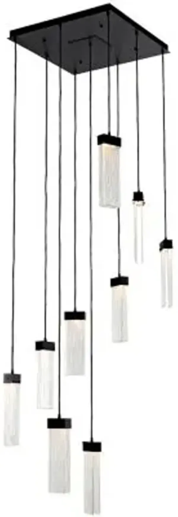 Parallel Square LED Multi-Light Pendant