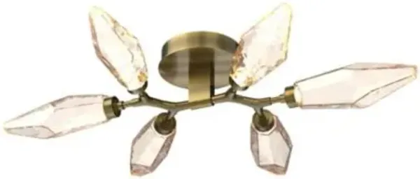 Rock Crystal LED Flushmount