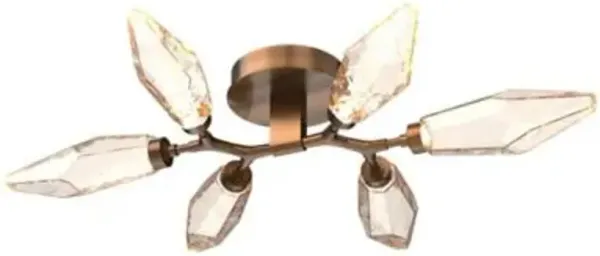 Rock Crystal LED Flushmount