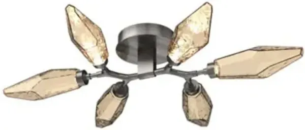 Rock Crystal LED Flushmount