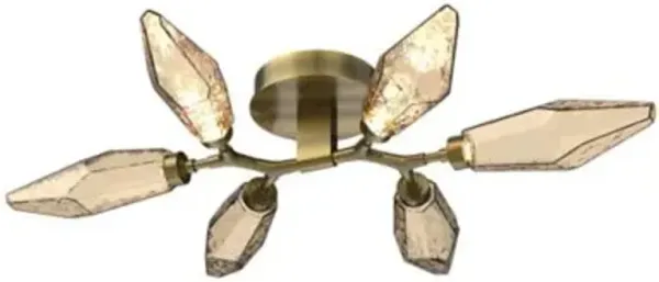 Rock Crystal LED Flushmount