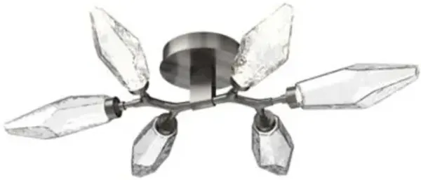 Rock Crystal LED Flushmount