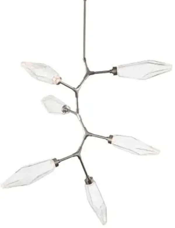 Rock Crystal Modern Vine LED Chandelier