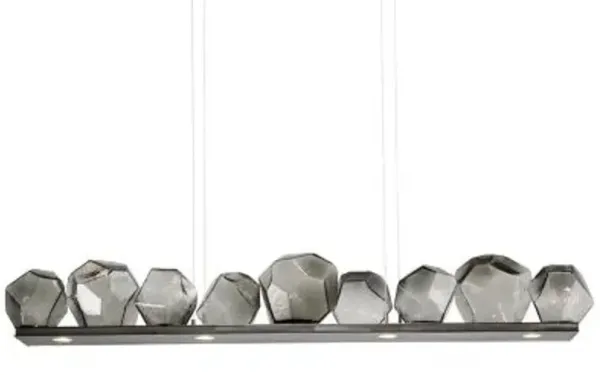 Gem Bezel LED Linear Suspension