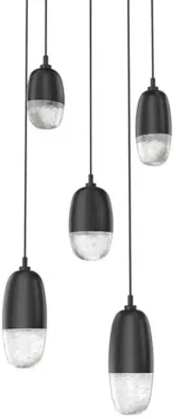 Pebble LED Round Multi-Light Pendant