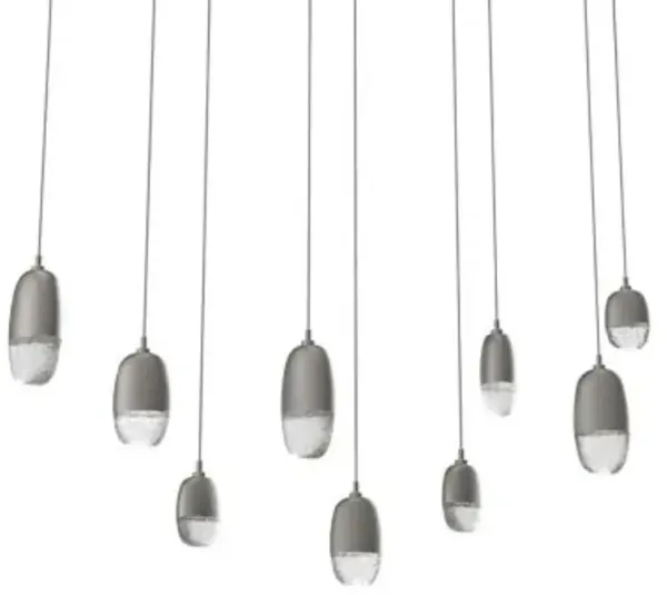 Pebble LED Linear Multi-Light Pendant