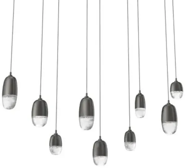 Pebble LED Linear Multi-Light Pendant