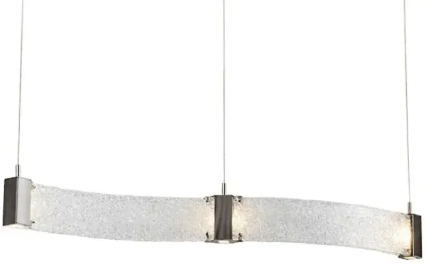 Parallel Curved LED Linear Suspension