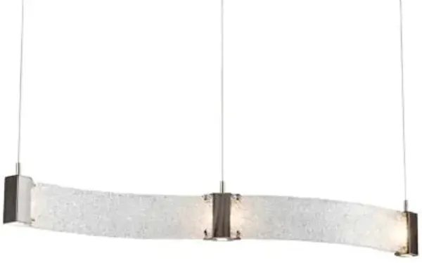 Parallel Curved LED Linear Suspension