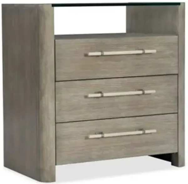 Affinity 3 Drawer Nightstand