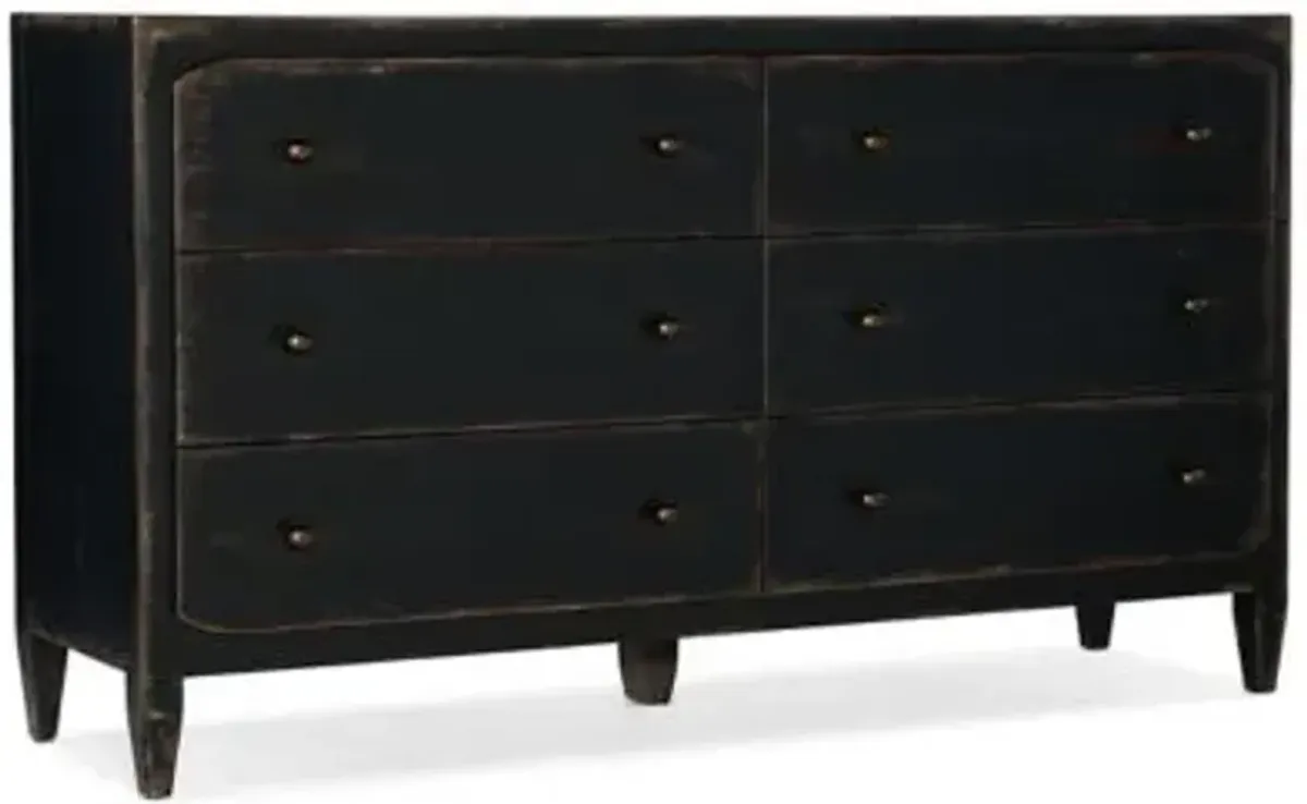 Ciao Bella 6 Drawer Dresser