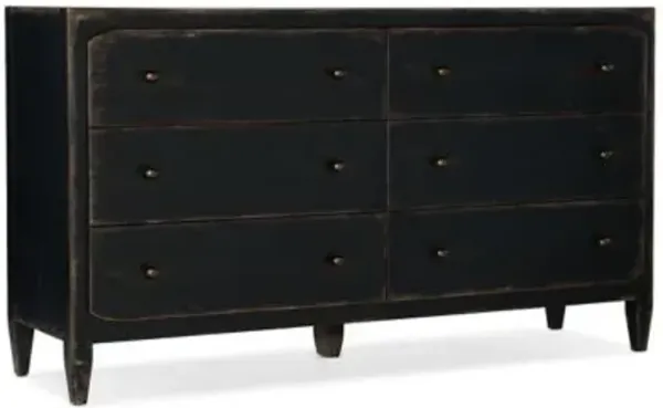 Ciao Bella 6 Drawer Dresser