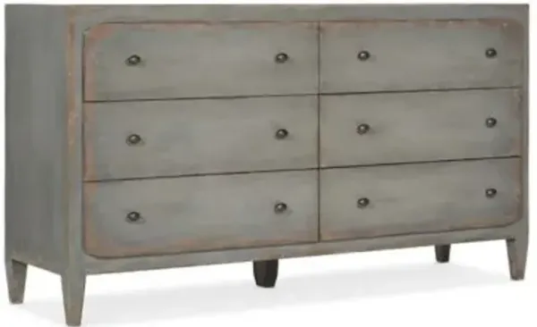 Ciao Bella 6 Drawer Dresser