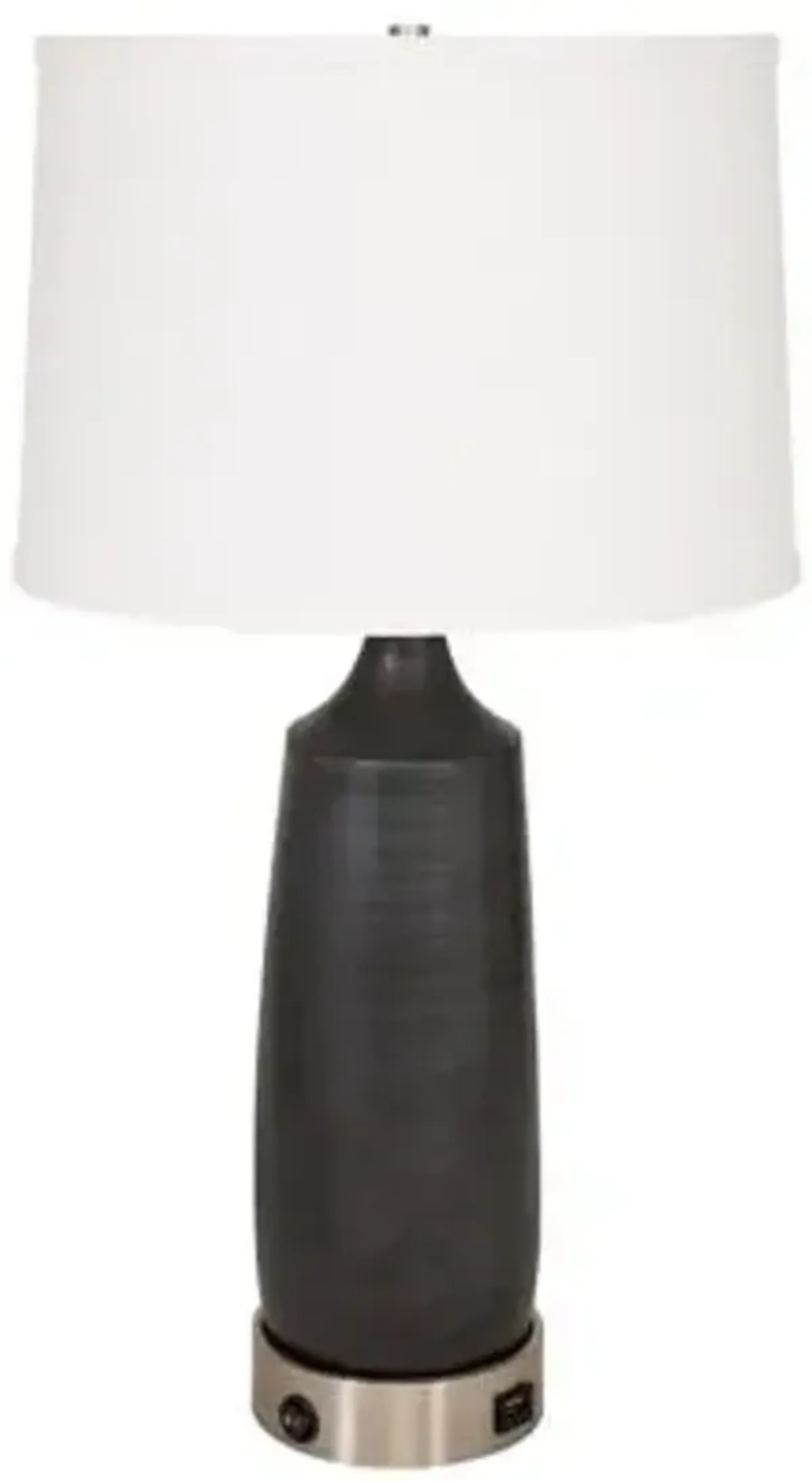 Scatchard Table Lamp with USB Port Base