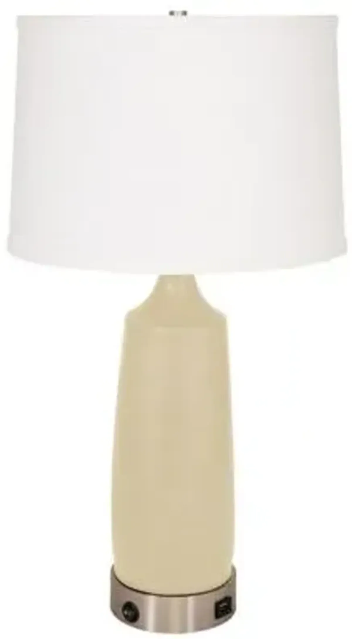 Scatchard Table Lamp with USB Port Base