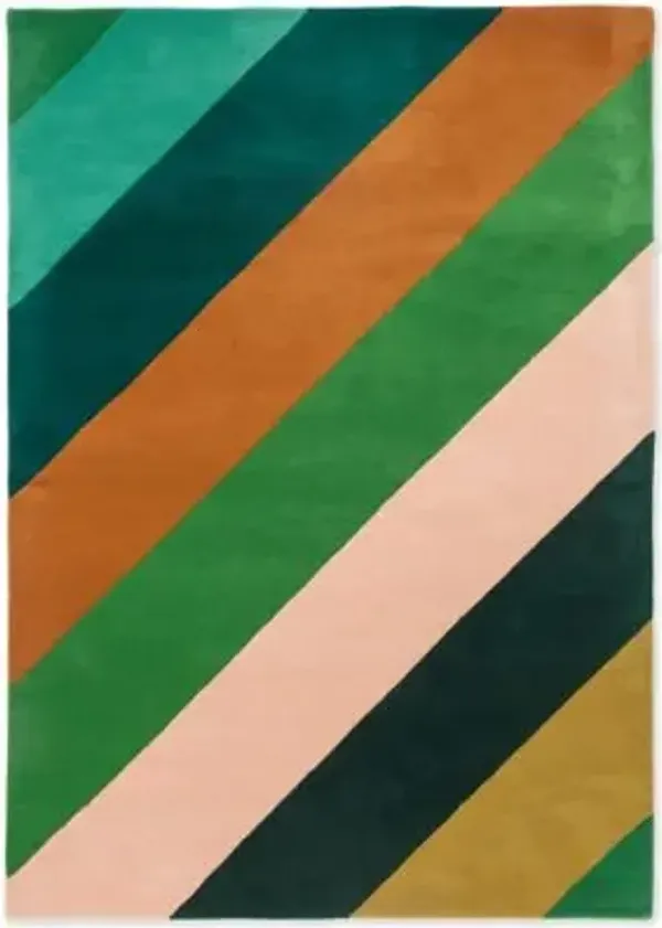 Sherbet Stripe Area Rug