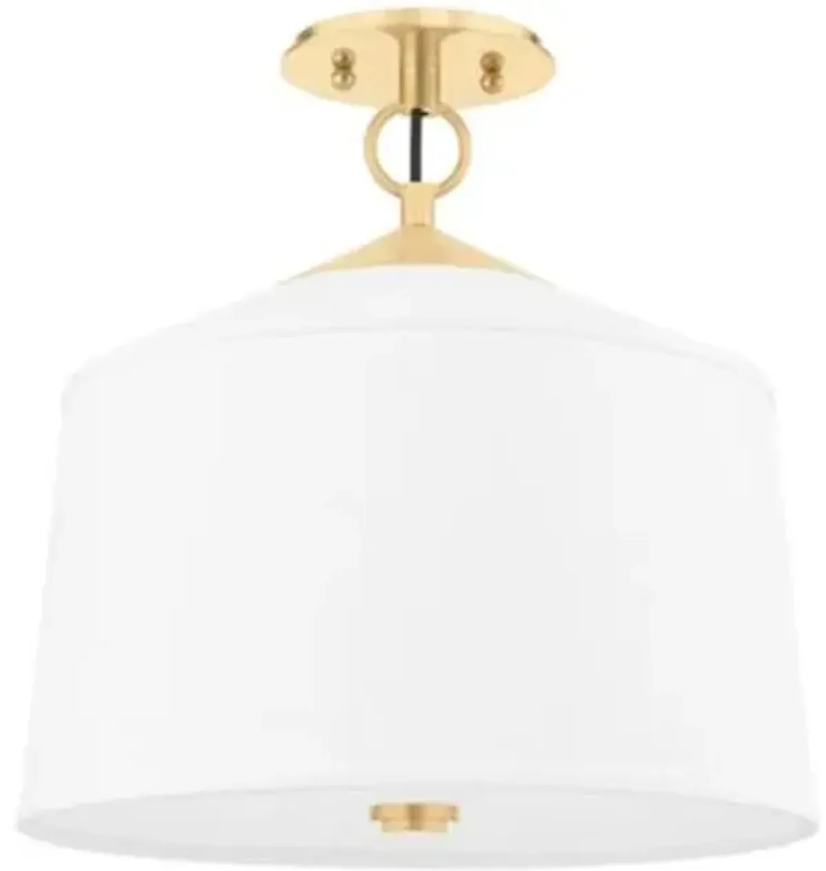 White Plains Semi-Flushmount