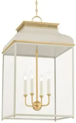 Aged Brass With Off White / Aged Brass with Off-White color