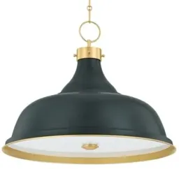 Soft Studio Green / Aged Brass/Soft Studio Green color