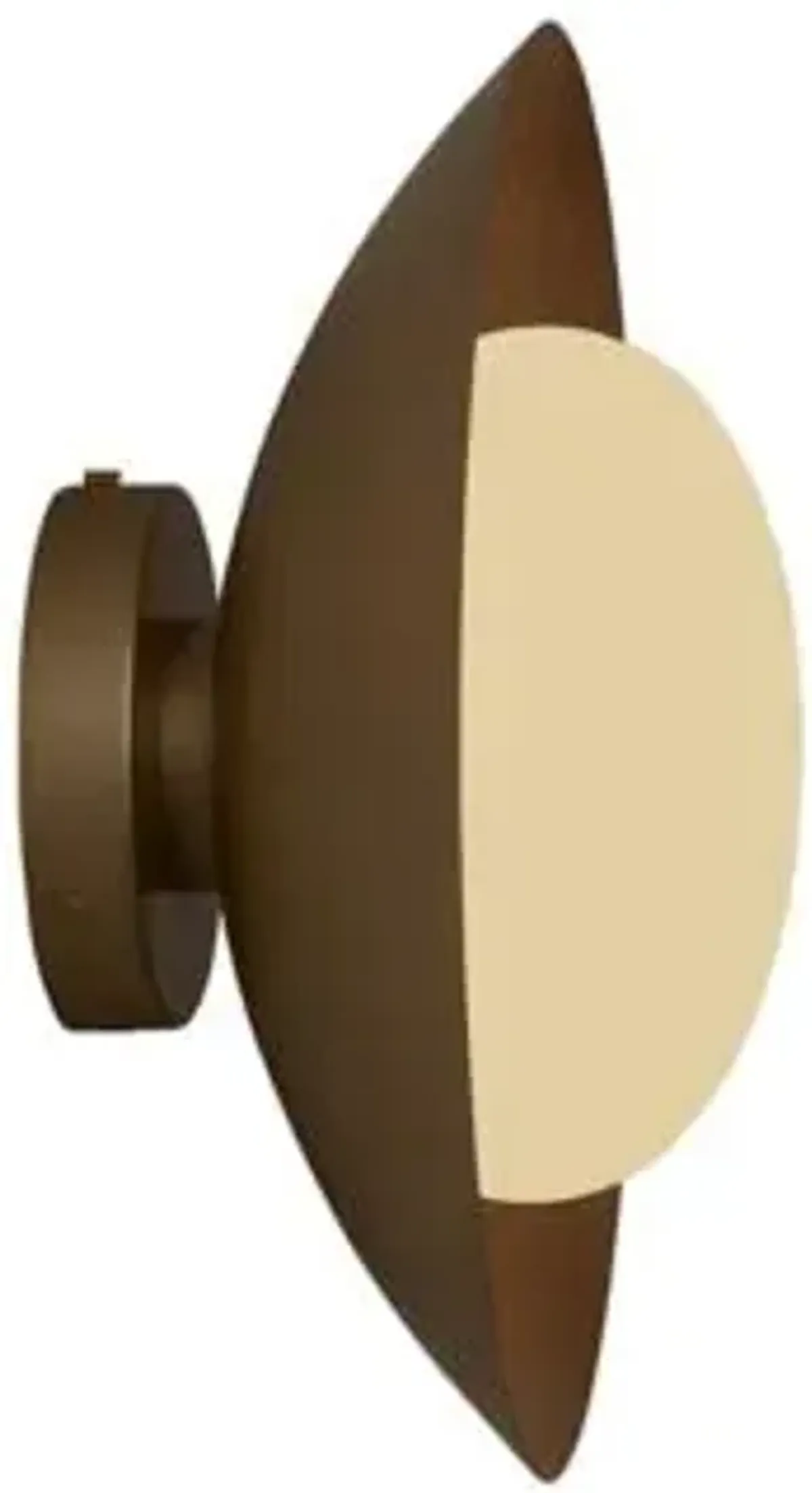 Brass Arundel Mushroom Wall / Flushmount