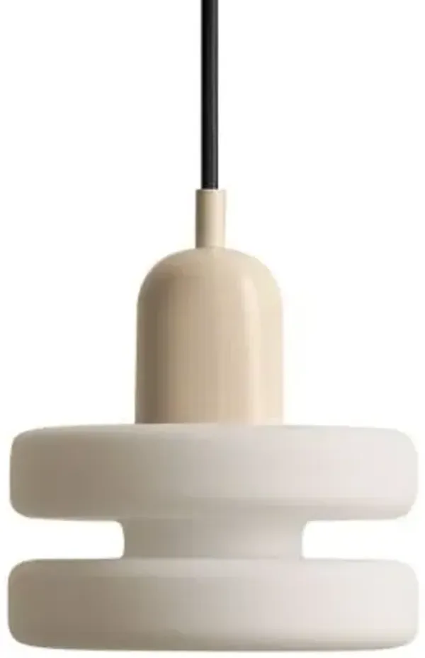 Double Puck Outdoor Mini Pendant