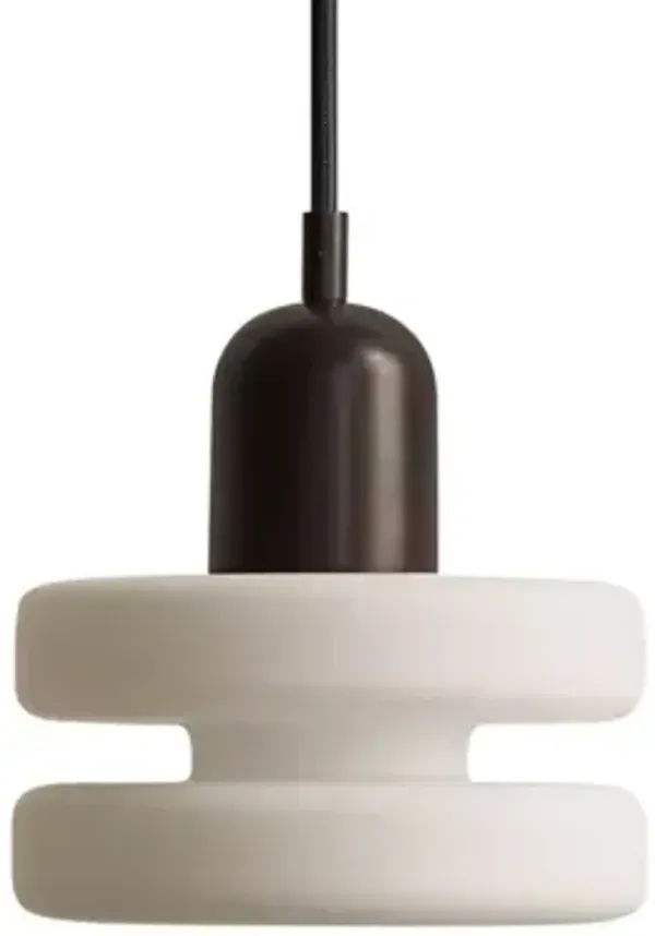 Double Puck Outdoor Mini Pendant