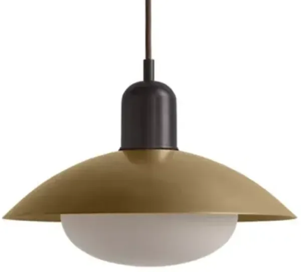 Brass Arundel Mushroom Outdoor Pendant