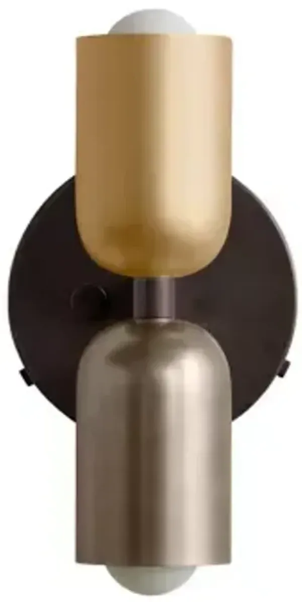 Brass Up Down Wall Sconce
