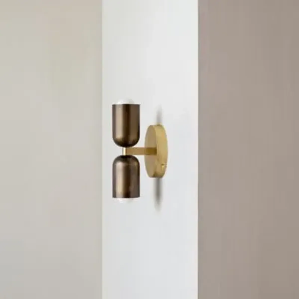 Brass Up Down Wall Sconce