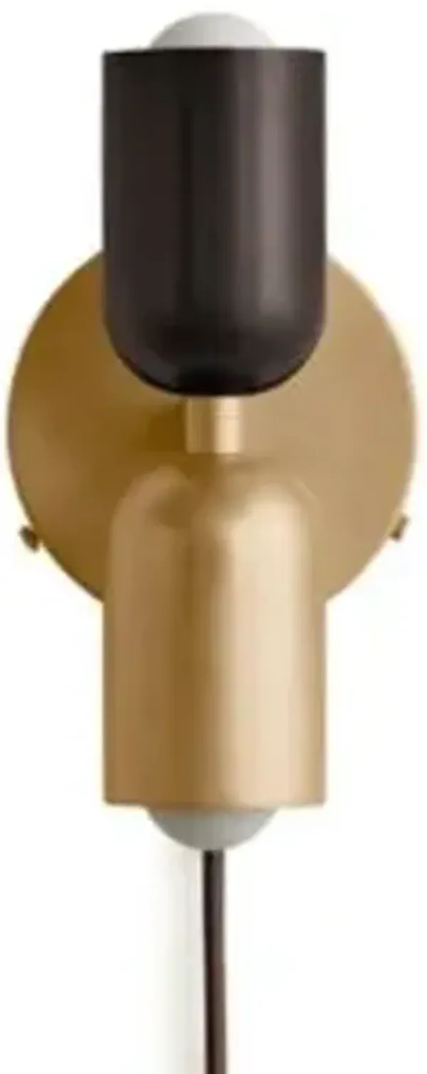 Brass Up Down Wall Sconce