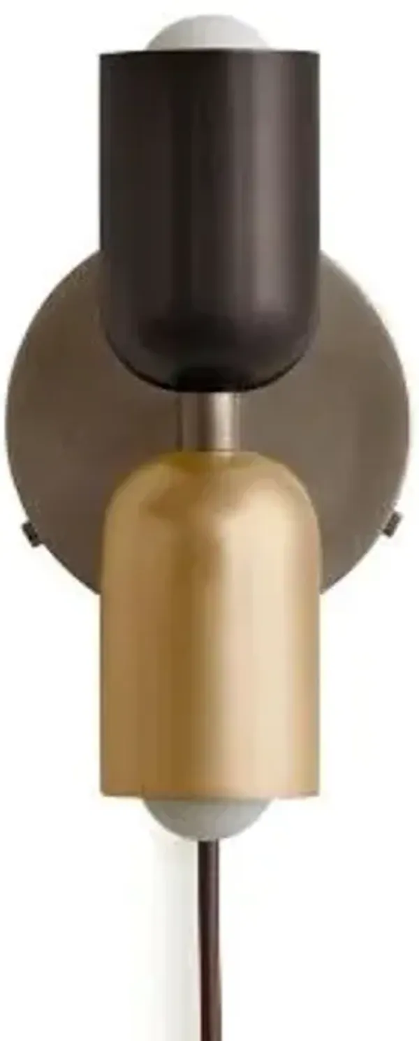 Brass Up Down Wall Sconce