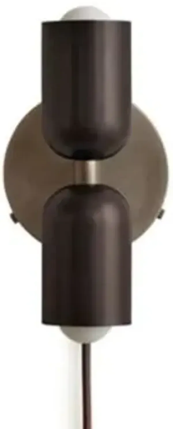 Brass Up Down Wall Sconce