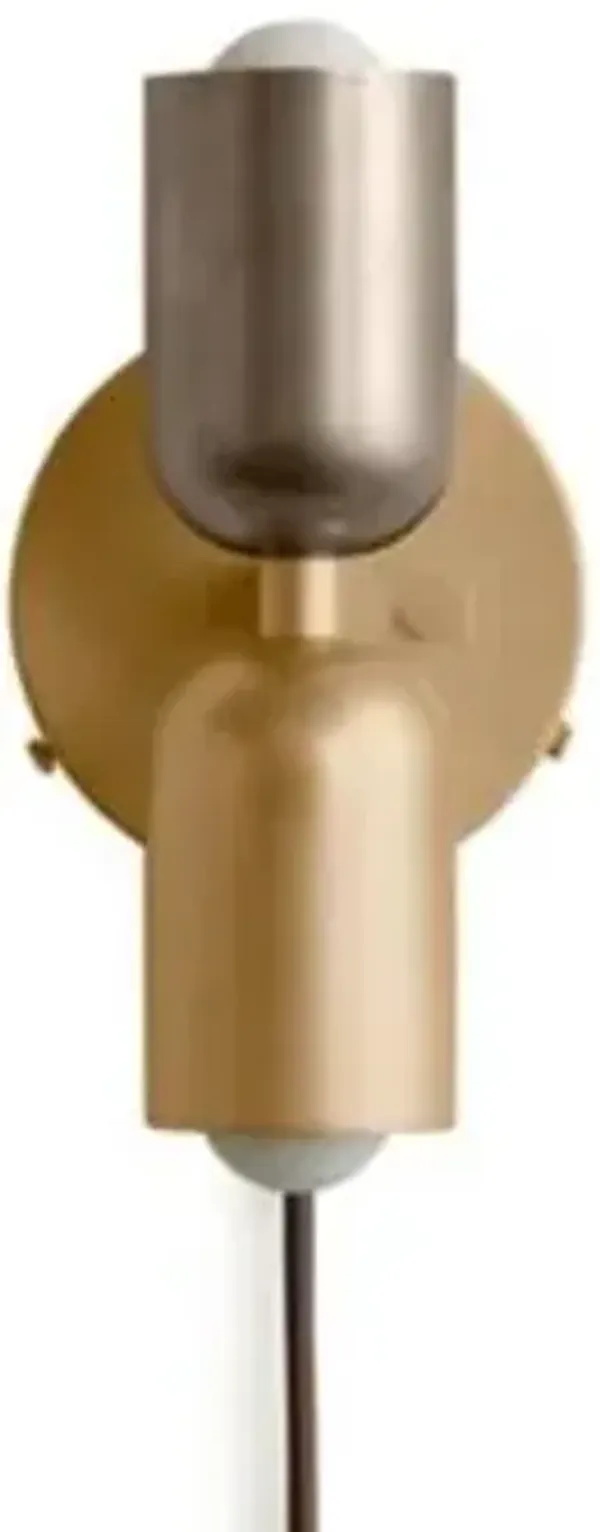 Brass Up Down Wall Sconce