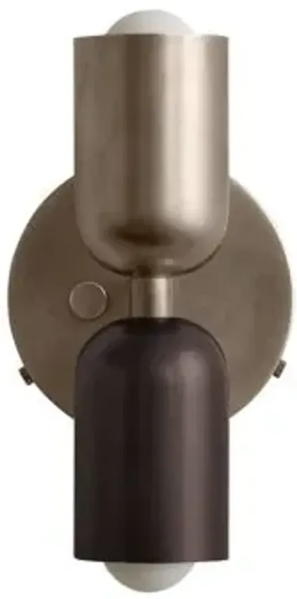 Brass Up Down Wall Sconce