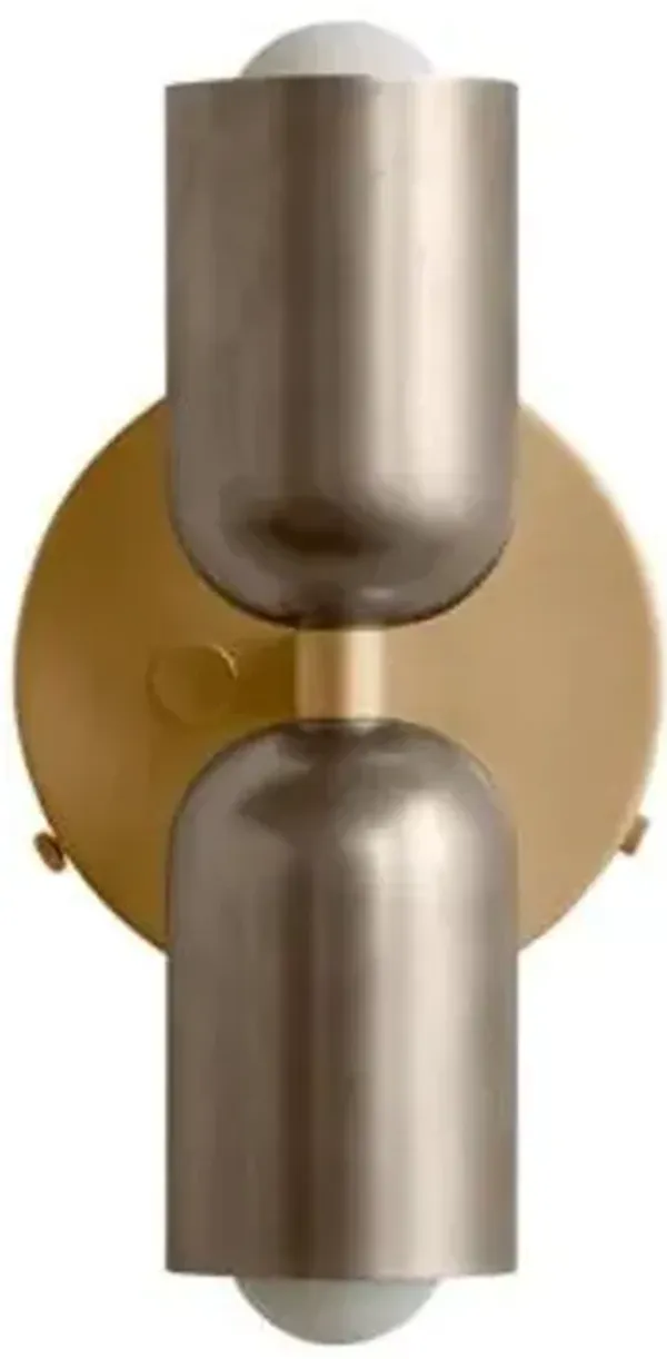 Brass Up Down Wall Sconce